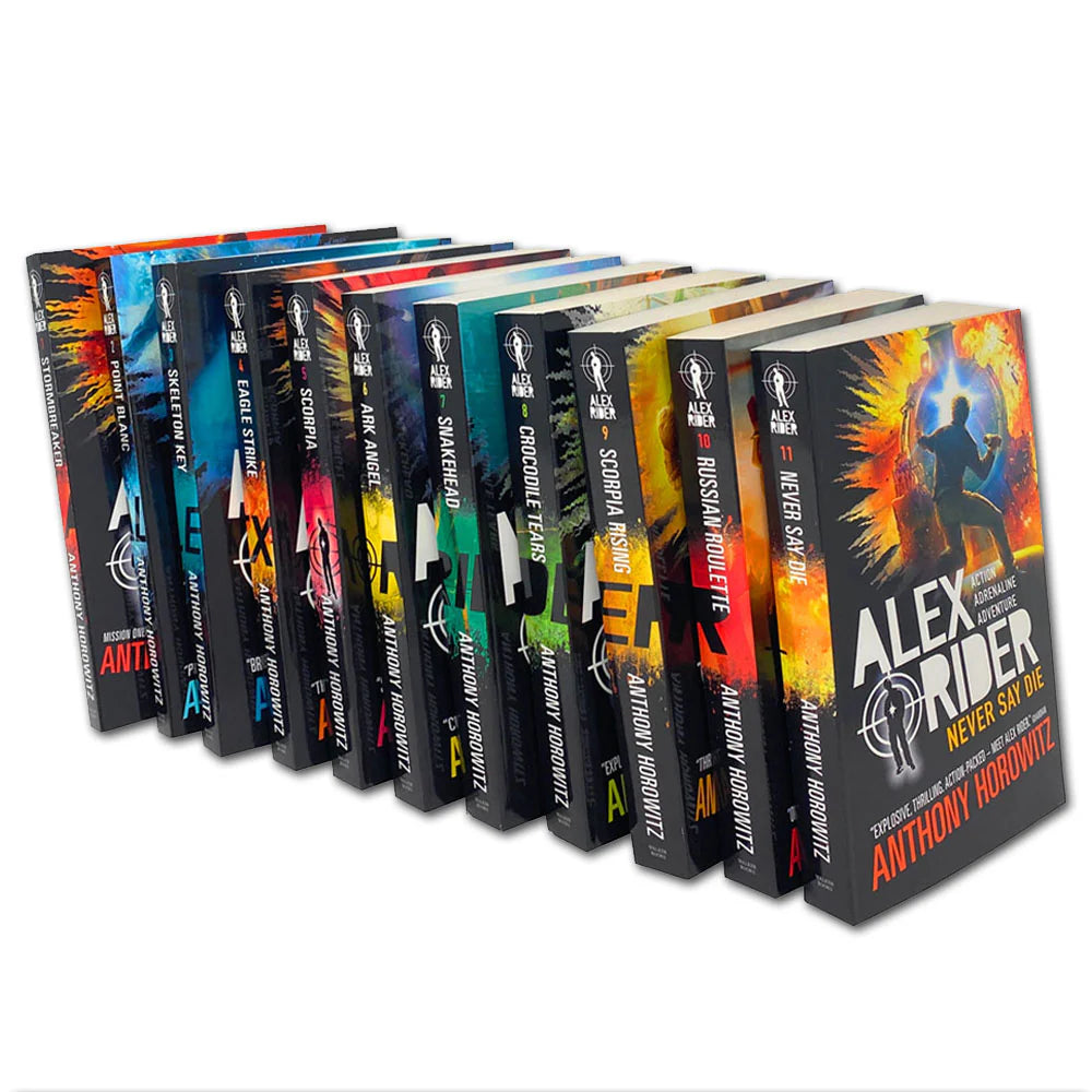 Alex Rider Collection Eleven Book Set By Anthony Horowitz - Paperback