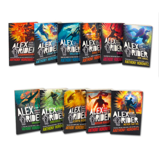 Alex Rider Collection Eleven Book Set By Anthony Horowitz - Paperback