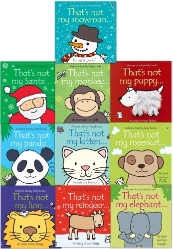 Thats Not My Toddlers 10 Book Collection by Fiona Watt - Touchy-Feely Ten Books