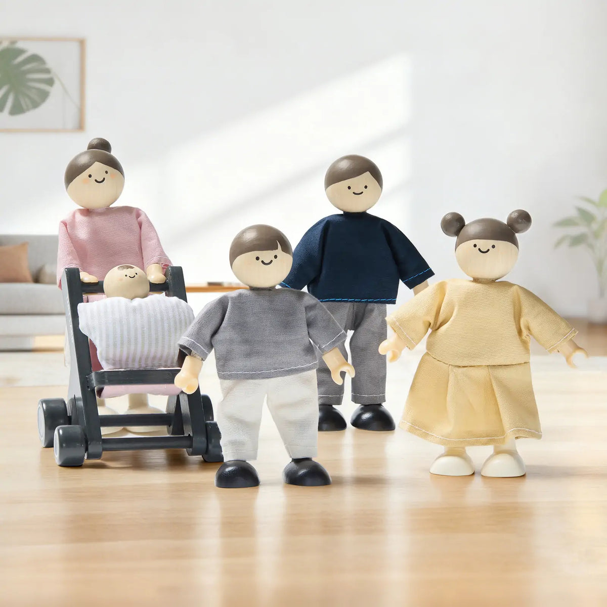 Tiny Land® Sweetwood Pegasus Dollhouse & Wooden Dollhouse Dolls