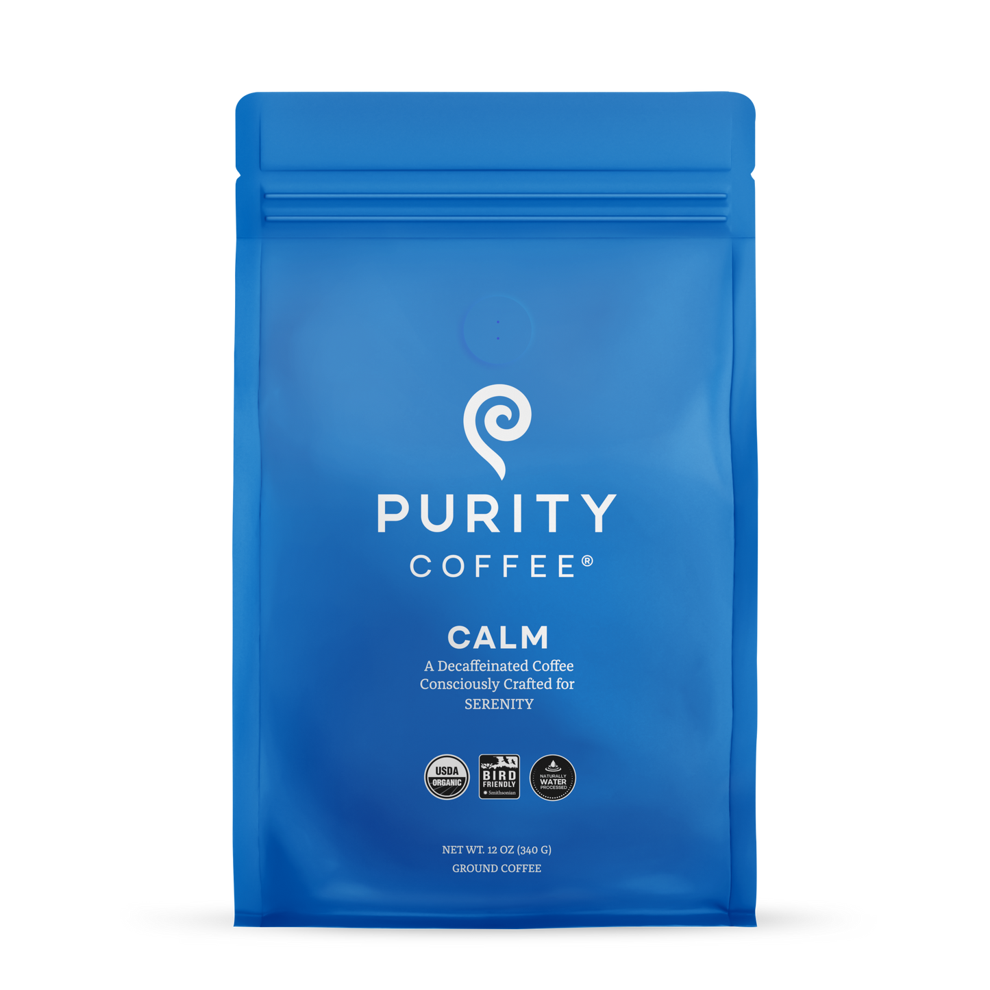 CALM: Decaf Ground Organic Coffee