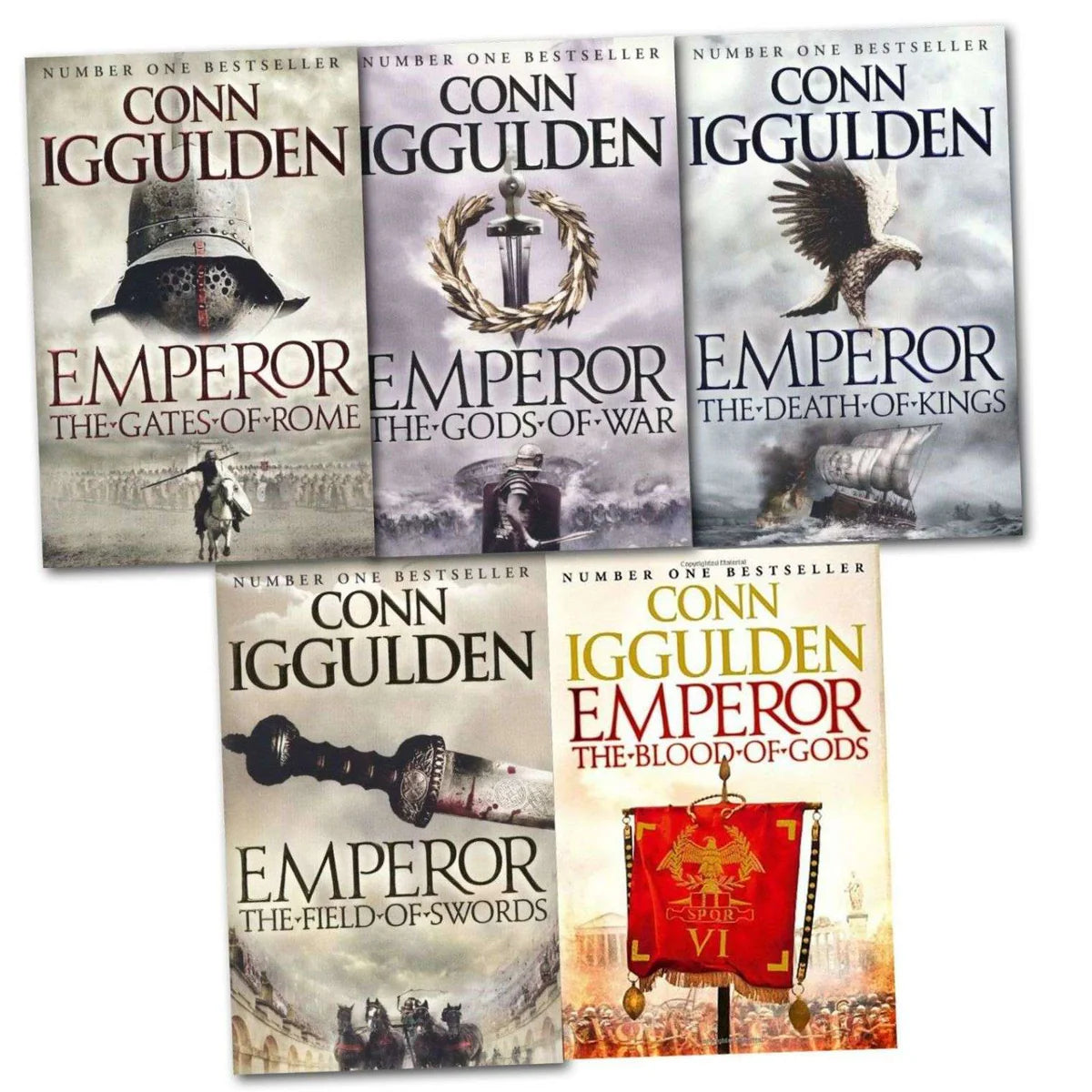 Conn Iggulden Emperor Series Collection 5 Books Set, Emperor:The Gods of War, Em