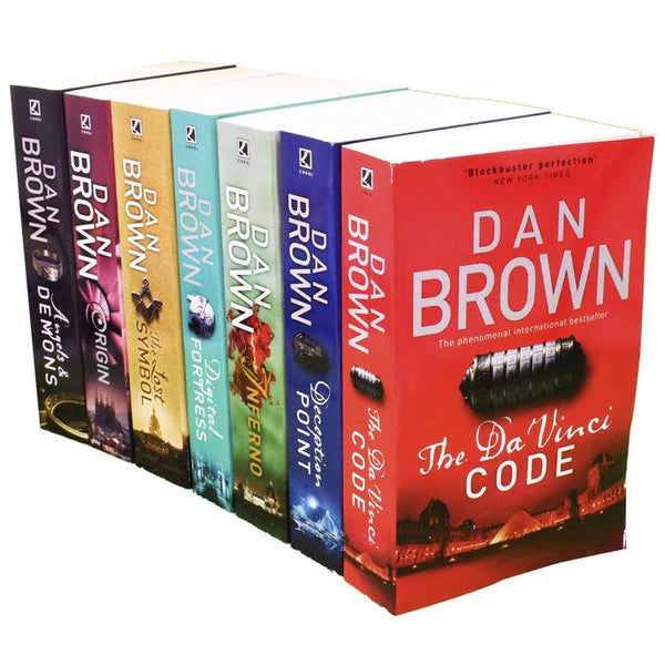 Robert Langdon Series Collection Seven Book Set  - By Dan Brown - 7 Paperbacks