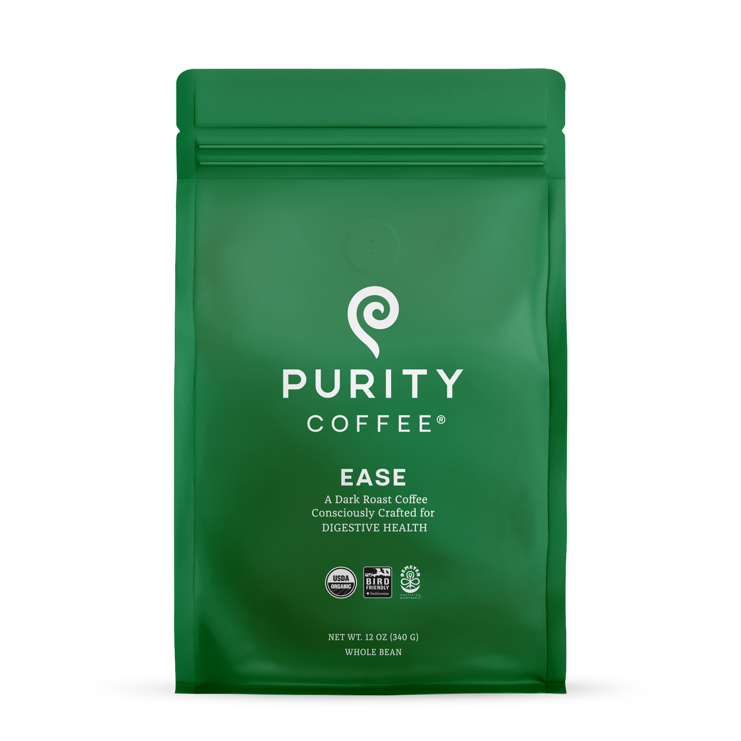 EASE: Dark Roast Whole Bean Organic Coffee