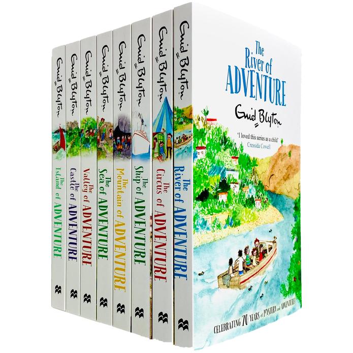The Adventure Series Collection – 8 Book Set - By Enid Blyton - Paperback