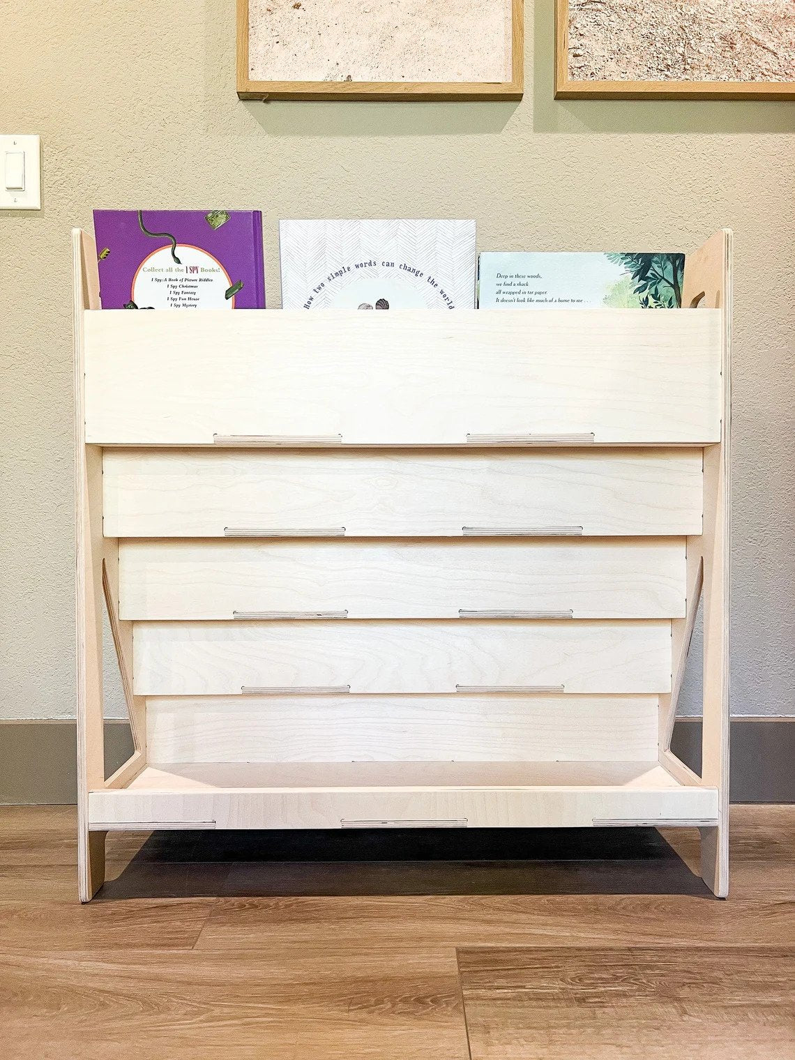 SIERRA- Bookshelf + Hidden Storage