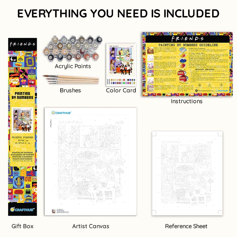 Friends Forever - Paint By Numbers Kit