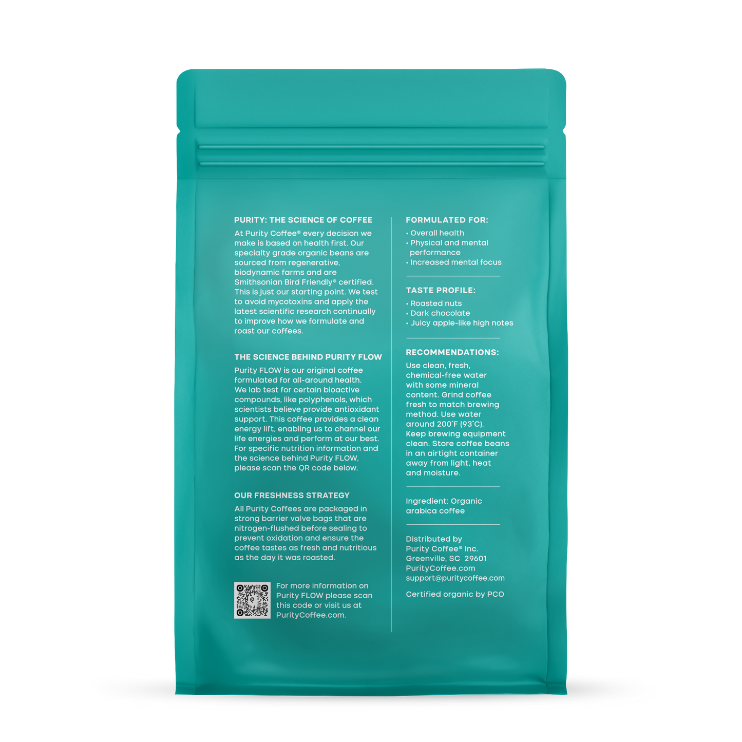 FLOW: Original Medium Roast Whole Bean Organic Coffee