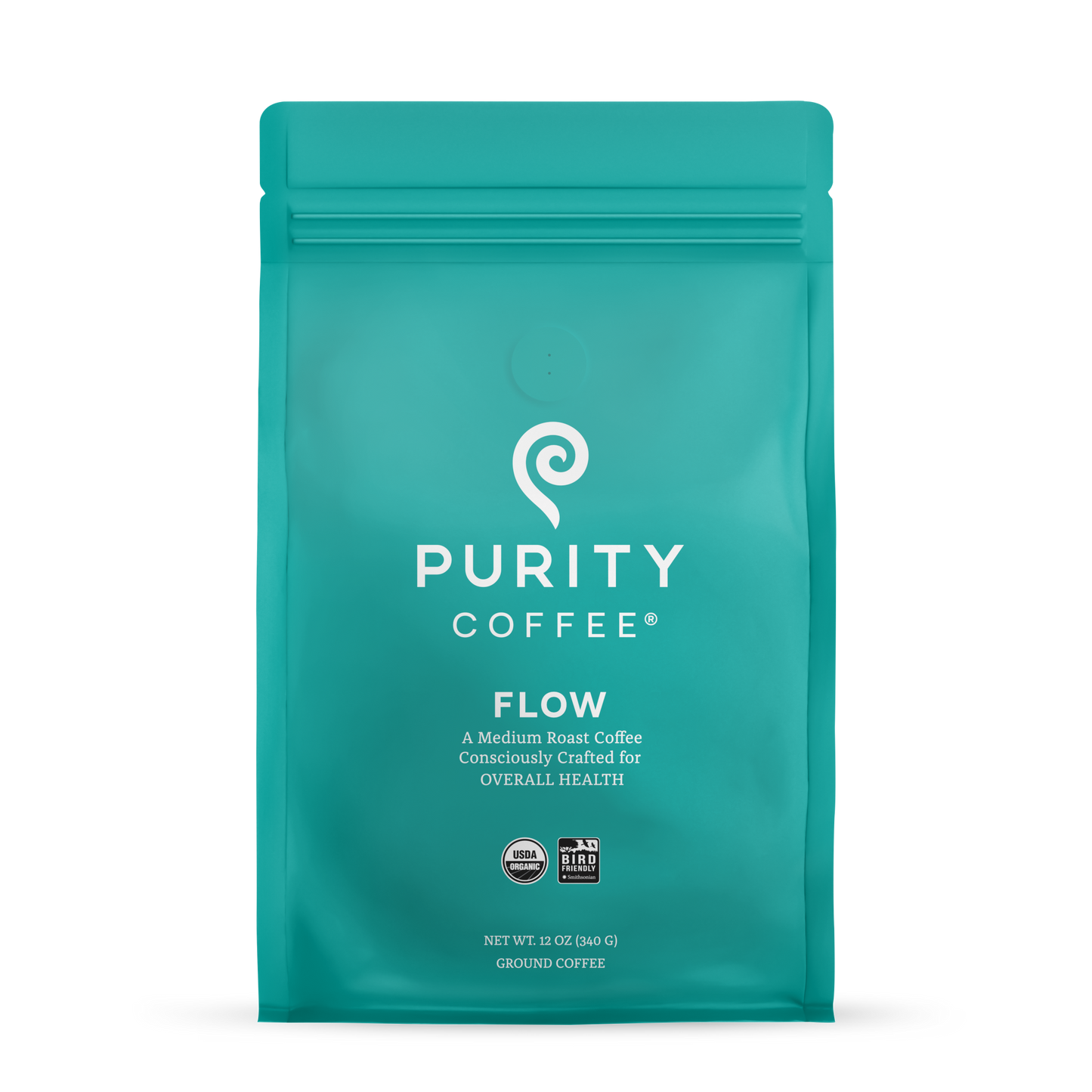 FLOW: Original Medium Roast Ground Organic Coffee