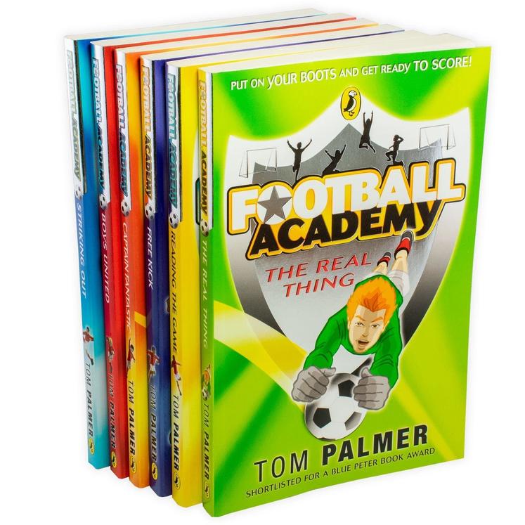 Football Academy Series – 6 Book Collection Set: Captain Fantastic, Free Kick, Boys United, Reading the Game, Striking Out & The Real Thing - By Tom Palmer - Paperback