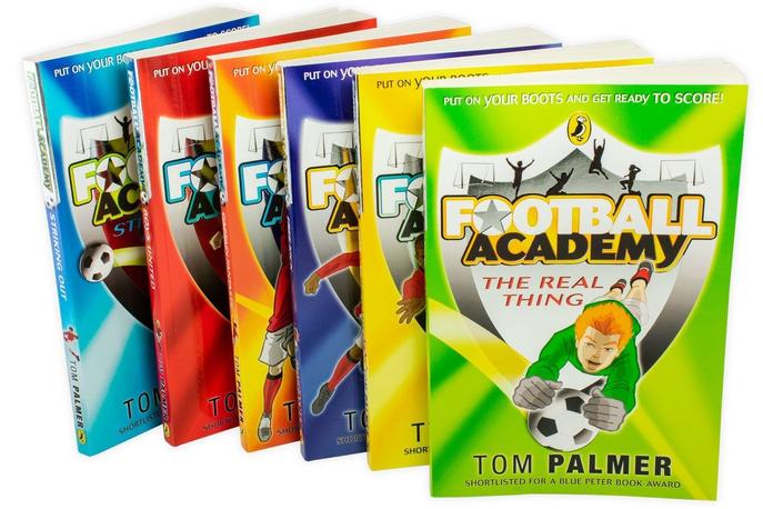 Football Academy Series – 6 Book Collection Set: Captain Fantastic, Free Kick, Boys United, Reading the Game, Striking Out & The Real Thing - By Tom Palmer - Paperback