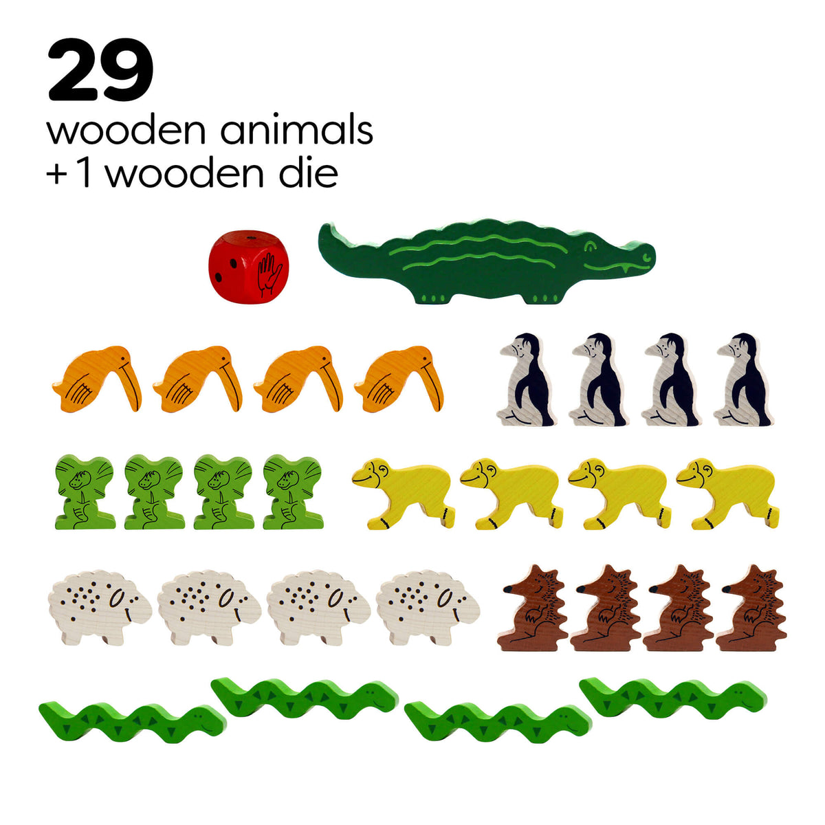 Animal Upon Animal Stacking Game