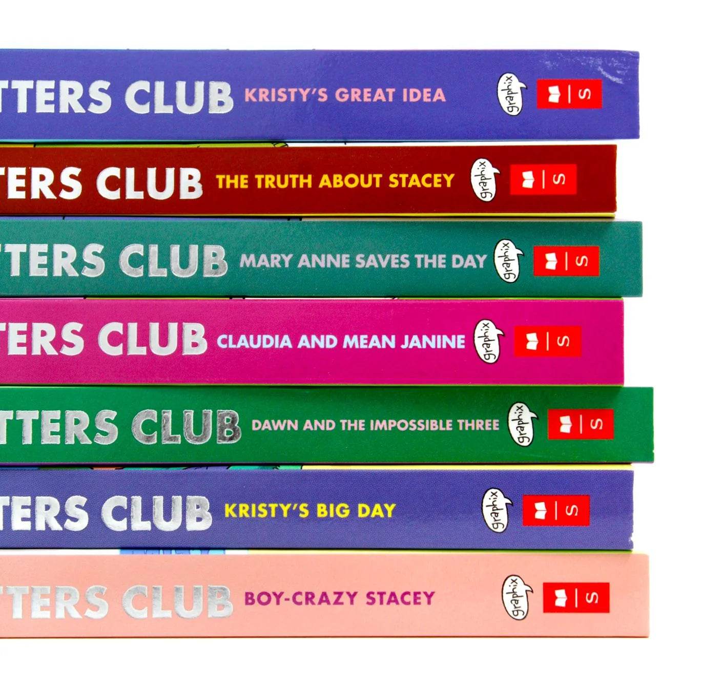 The Baby-Sitters Club Graphix Collection – 7 Book Box Set: Books 1–7 - By Ann M. Martin - Paperback Graphic Novels