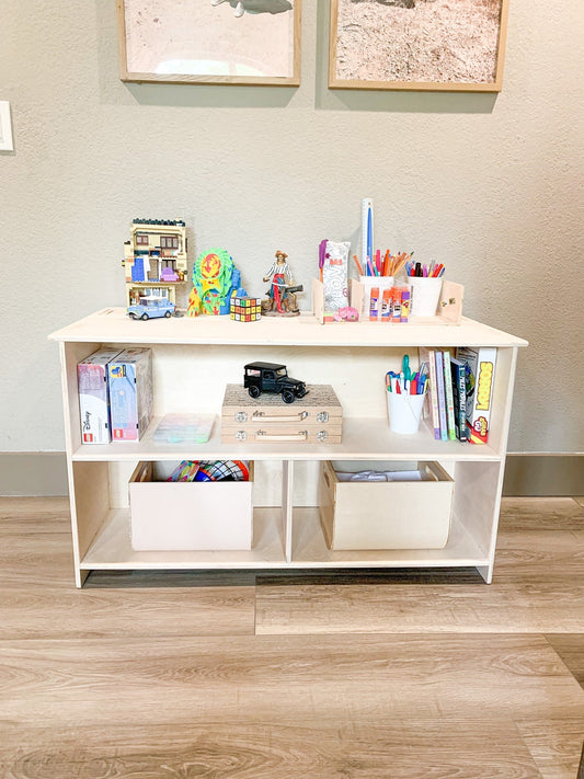 STELLA- Toy Shelf + Hidden Storage 41"