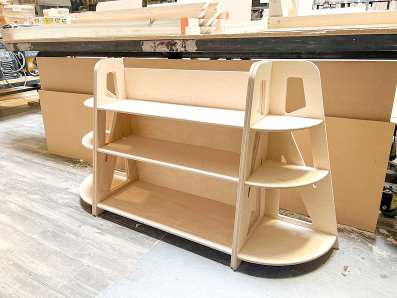 Classroom Bundle- (1) Large SIENNA Toy Shelf - (1 set of 2) SERENA shelves *As pictured*