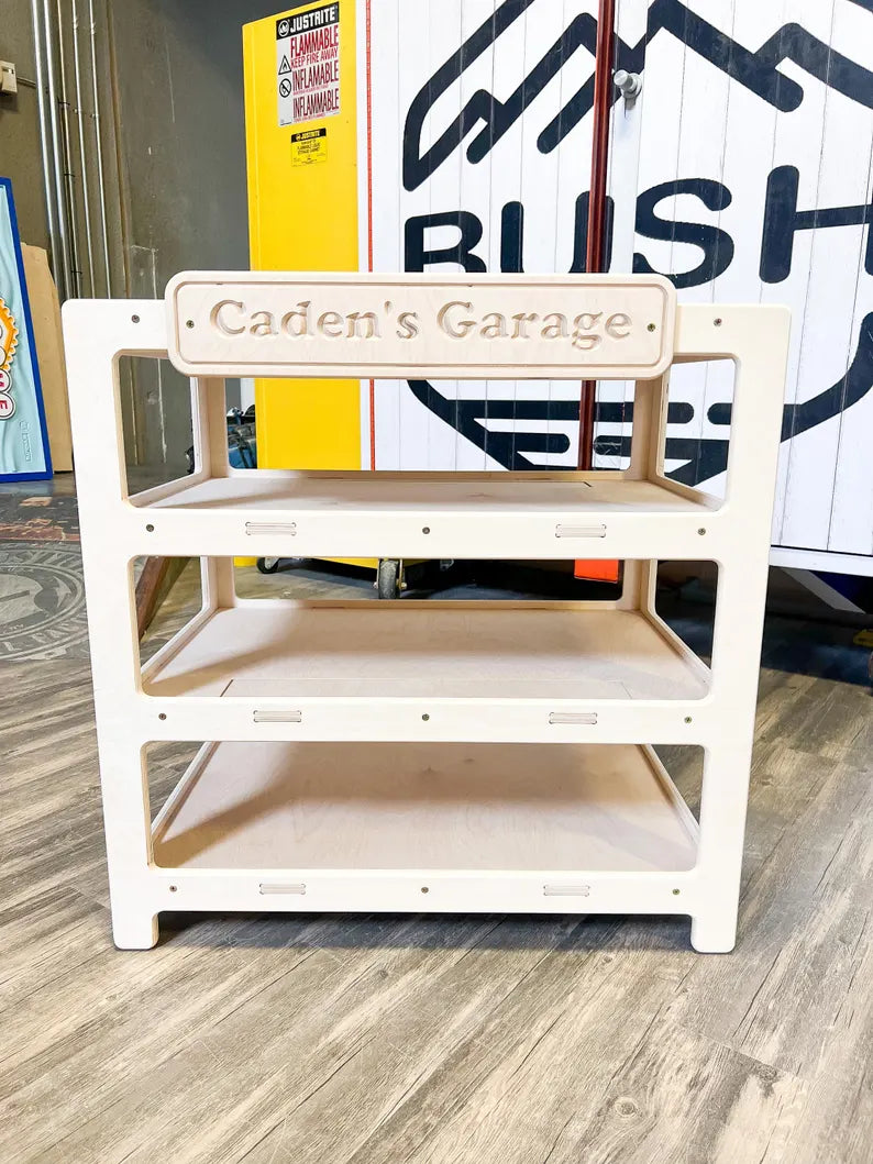 CADEN- Toy Car Ramp + Storage (Copy)