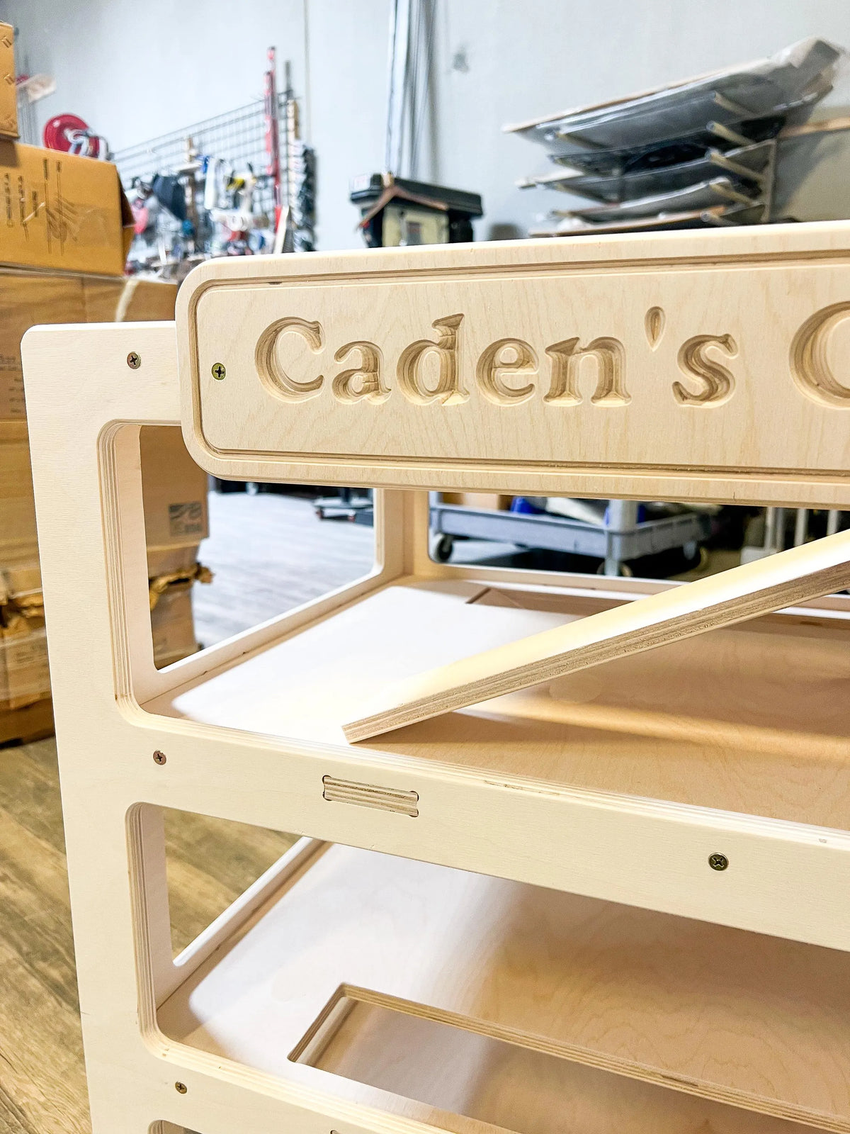 CADEN- Toy Car Ramp + Storage (Copy)