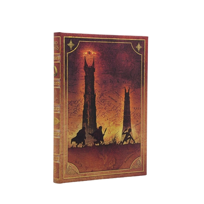 The Quest Continues Journal MIDI Custom Lined Hardcover, 144pg, 120gsm by Paperblanks (the Lord of the Rings Collection)