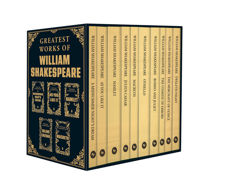 Greatest Works of William Shakespeare (Boxed Set of 10) - Hamlet / Othello / The Merchant of Venice / Macbeth / The Comedy of Errors / Romeo and Julie