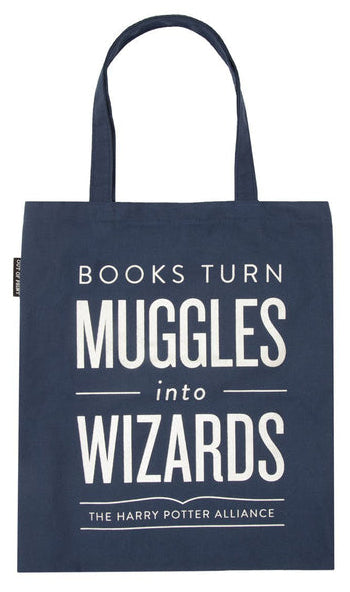 Books Turn Muggles Into Wizards Tote Bag - Ingram