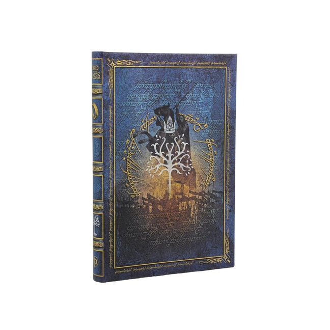 The Crown Reclaimed Journal MIDI Custom Lined Hardcover, 144pg, 120gsm by Paperblanks (the Lord of the Rings Collection)
