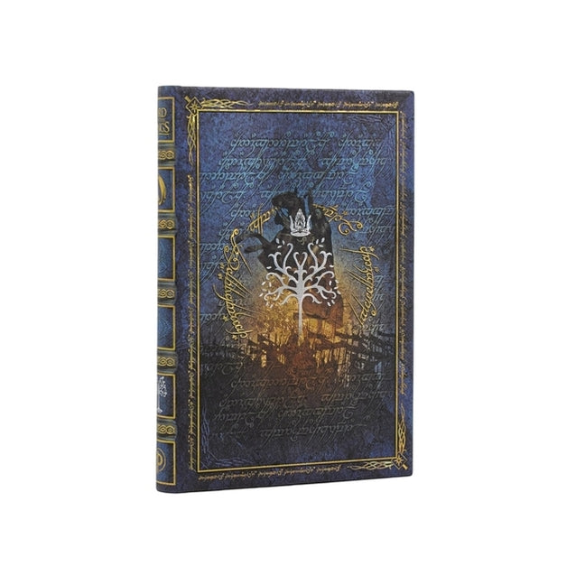 The Crown Reclaimed Journal Mini Custom Lined Hardcover, 176pg, 85gsm by Paperblanks (the Lord of the Rings Collection)