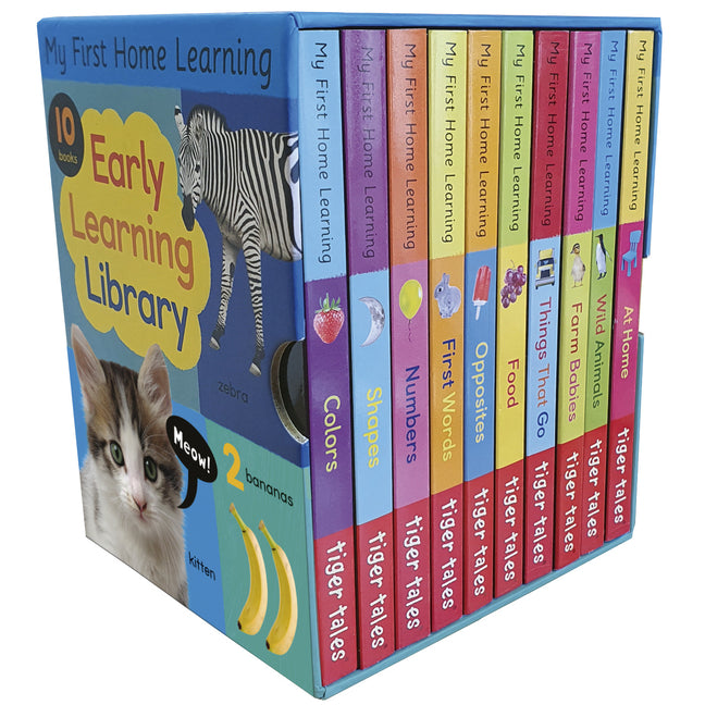 Early Learning Library: Box Set 10 Board Books for Kids