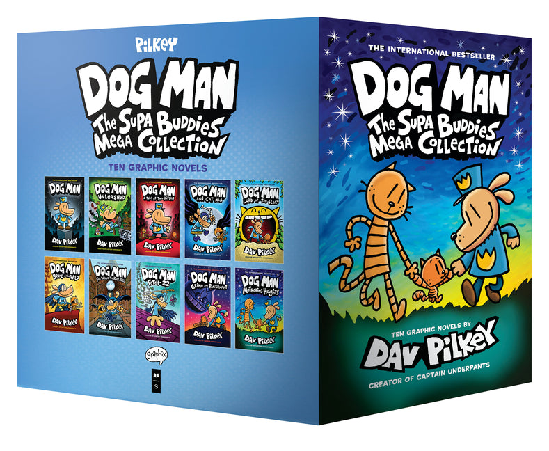 Boxed - Dog Man: The Supa Buddies Mega Collection: From the Creator of Captain Underpants (Dog Man #1-10 Box Set) - Ingram