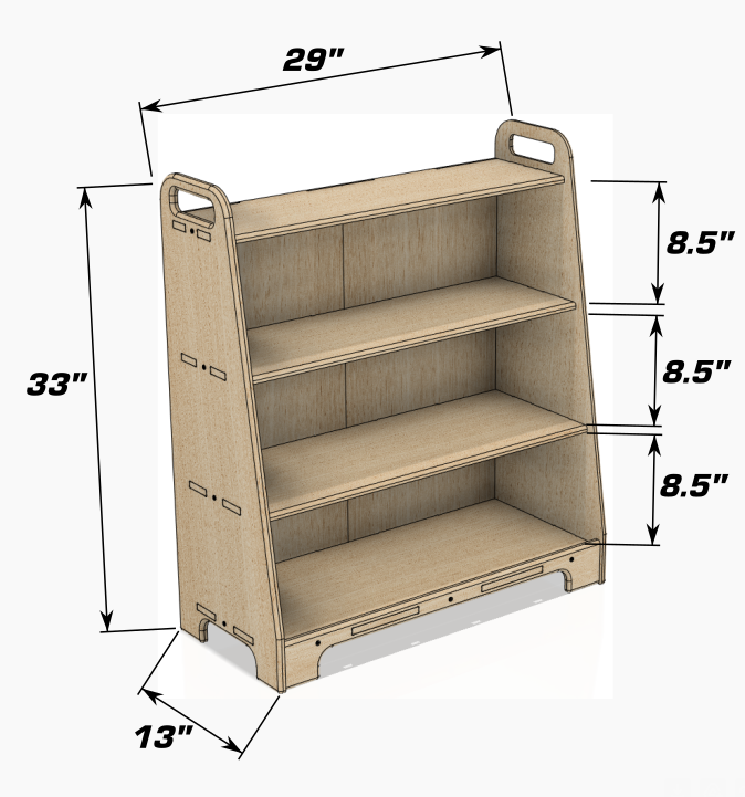 LUANA-  Toy Shelf