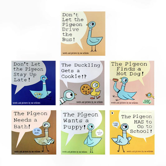 Don't Let the Pigeon Drive the Bus Book Set - Seven Books - Mo Willems -  Paperback