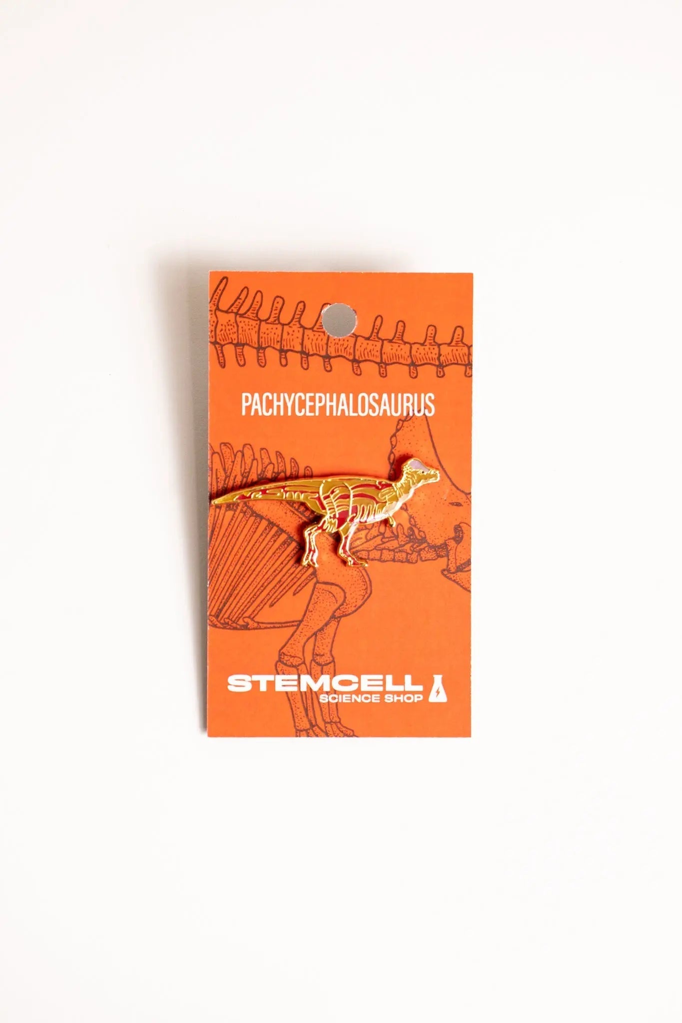 Pachycephalosaurus Enamel Pin (Pachycephalosaurus wyomingensis)