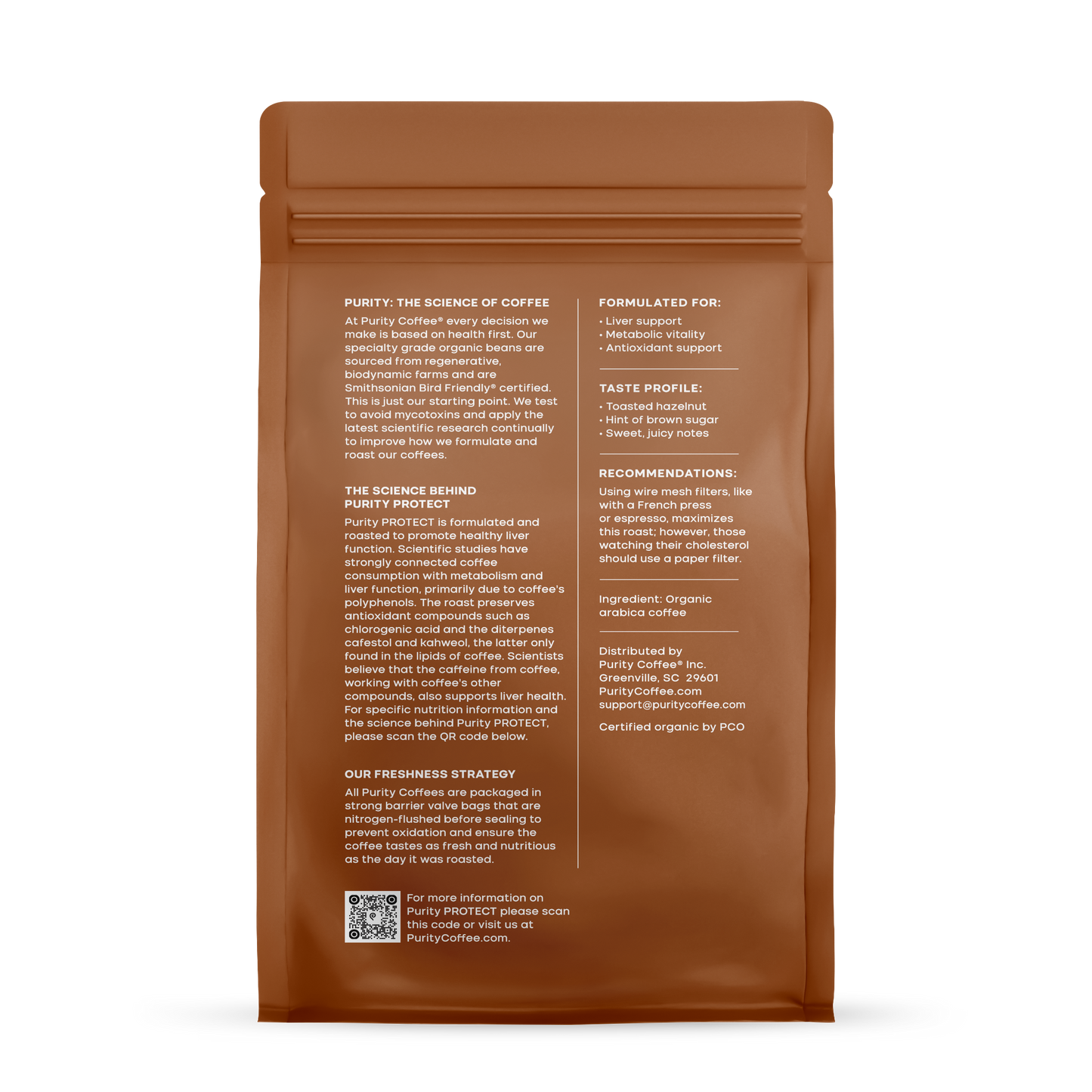 PROTECT: Light-Medium Roast Whole Bean Organic Coffee