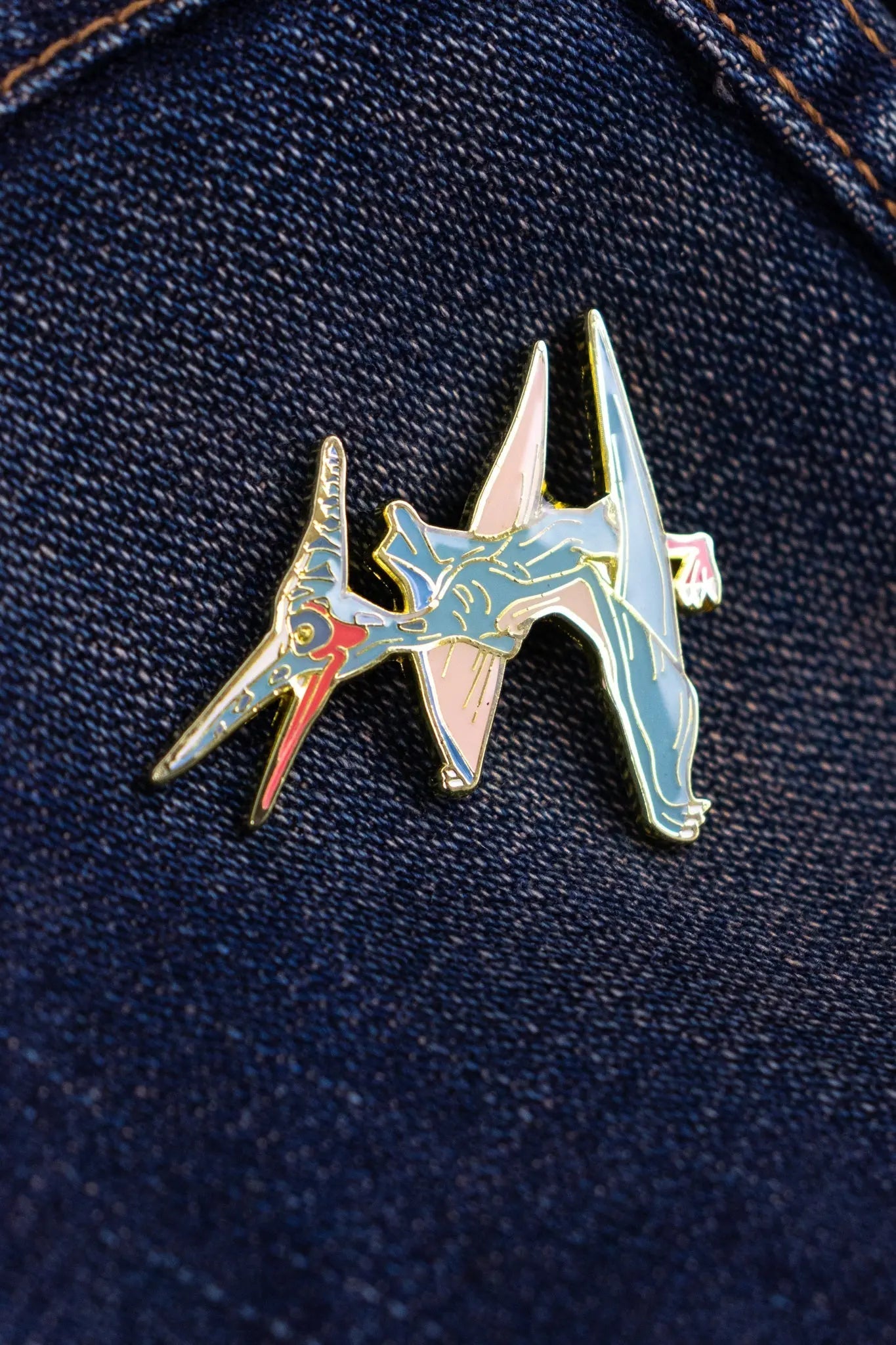 Pteranodon Enamel Pin (Pteranodon longiceps)