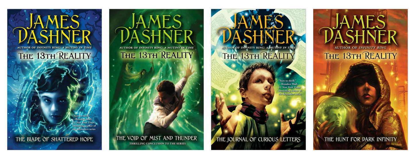 The 13th Reality the Complete Set: The Journal of Curious Letters; The Hunt for Dark Infinity; The Blade of Shattered Hope; The Void of Mist - By James Dashner - Paperback