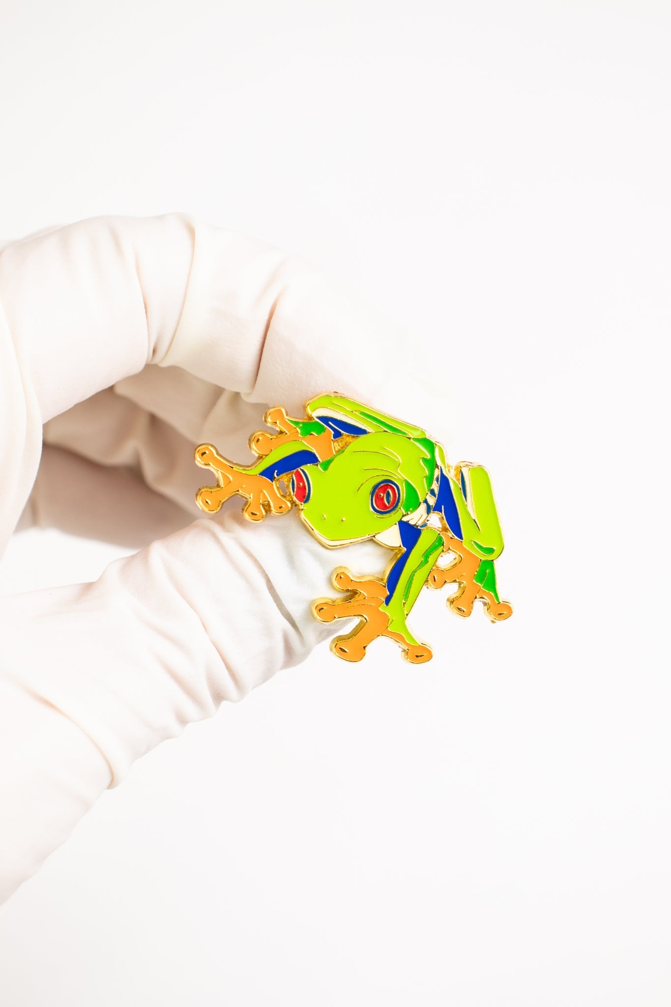 Red-Eyed Tree Frog Enamel Pin (Agalychnis callidryas)
