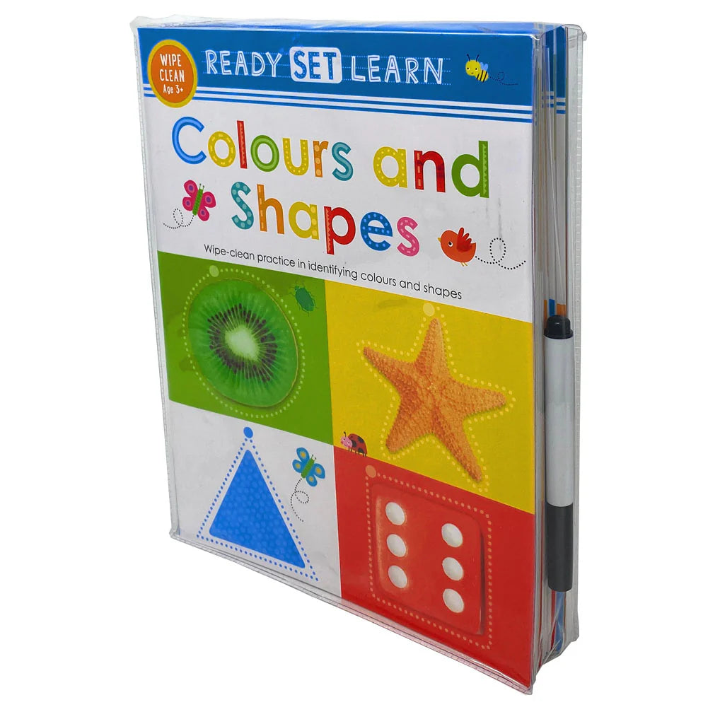 Ready Set Learn 10 Early Learning Wipe Clean Books Set – Interactive Preschool Activity Books for Fun Learning, Writing Practice & Skill-Building! - 10 book set - Paperback