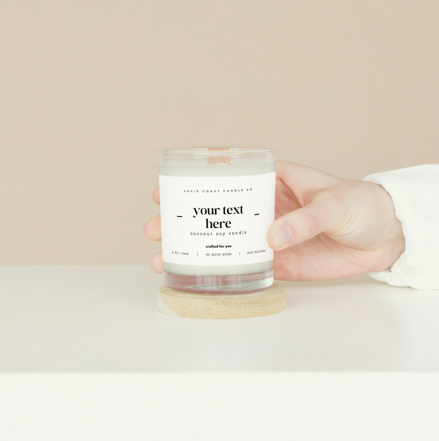 Personalized Custom Massage Candle