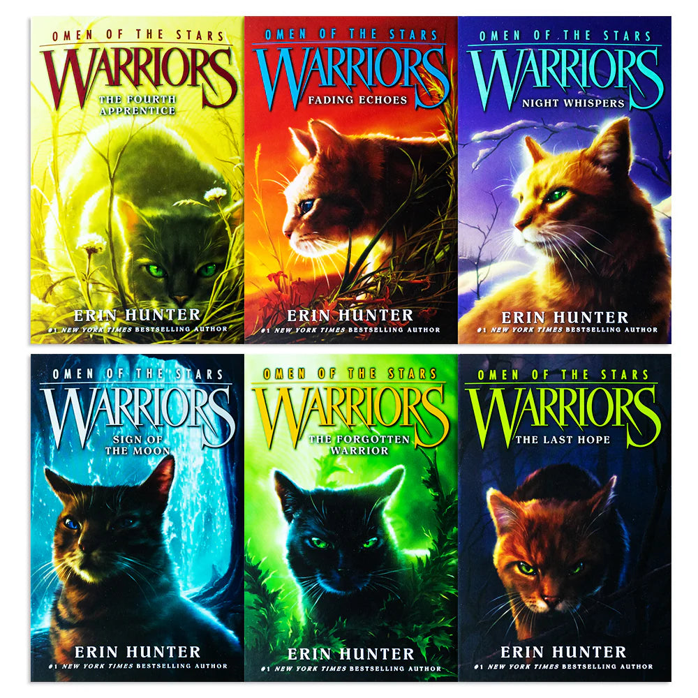 Warriors: Omen of the Stars Box Set: Volumes 1 to 6 By Erin Hunter  - paperback