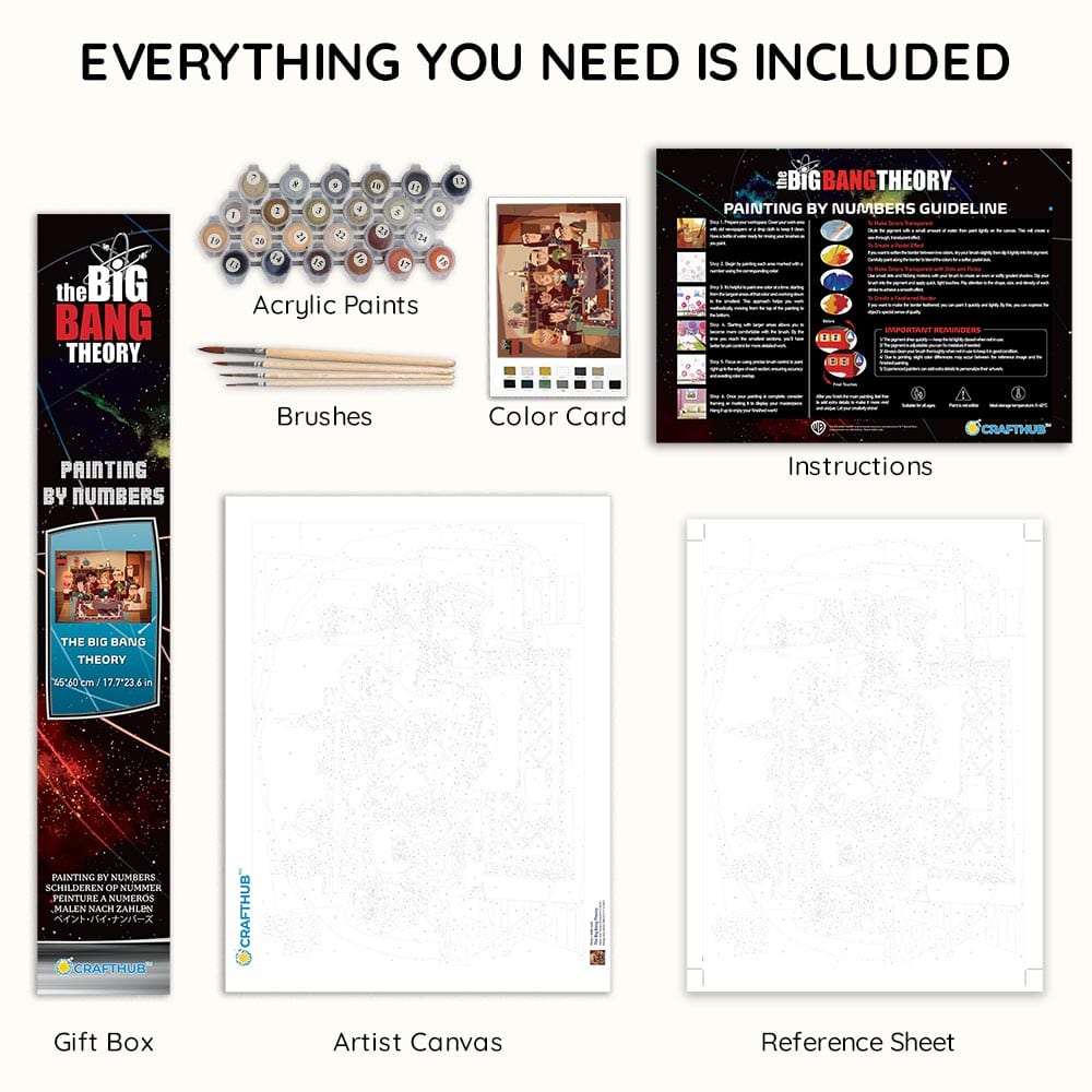 The Big Bang Theory - Paint By Numbers Kit