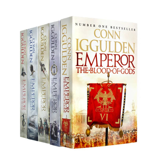 Conn Iggulden Emperor Series Collection 5 Books Set, Emperor:The Gods of War, Em