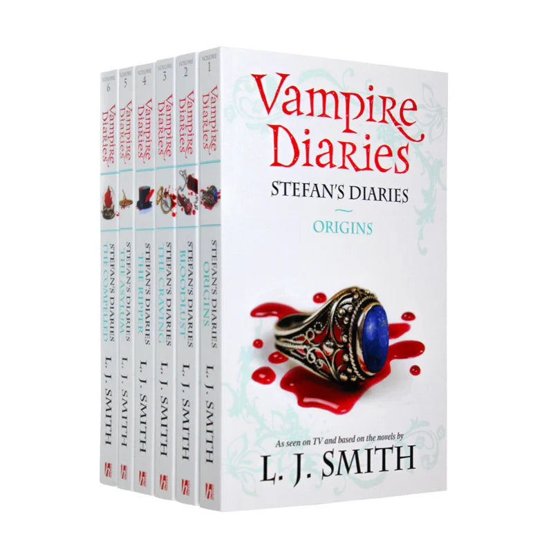 The Complete Collection The Vampire Diaries: Stefan's Diaries 1-6 Books Box Set By L.J. Smith